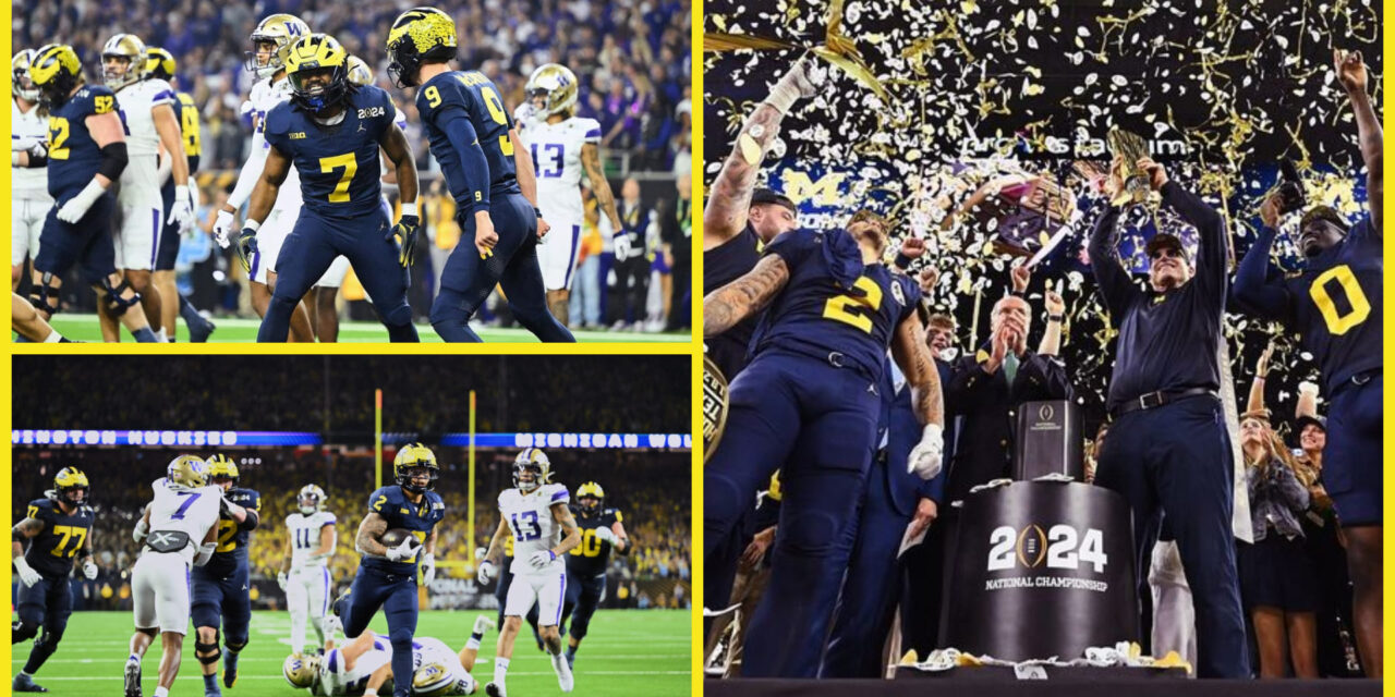 Jim Harbaugh finalmente obtiene el título con Michigan al superar 34-13 a Washington