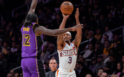 Beal consigue 37 puntos; Suns doblegan 127-109 a Lakers
