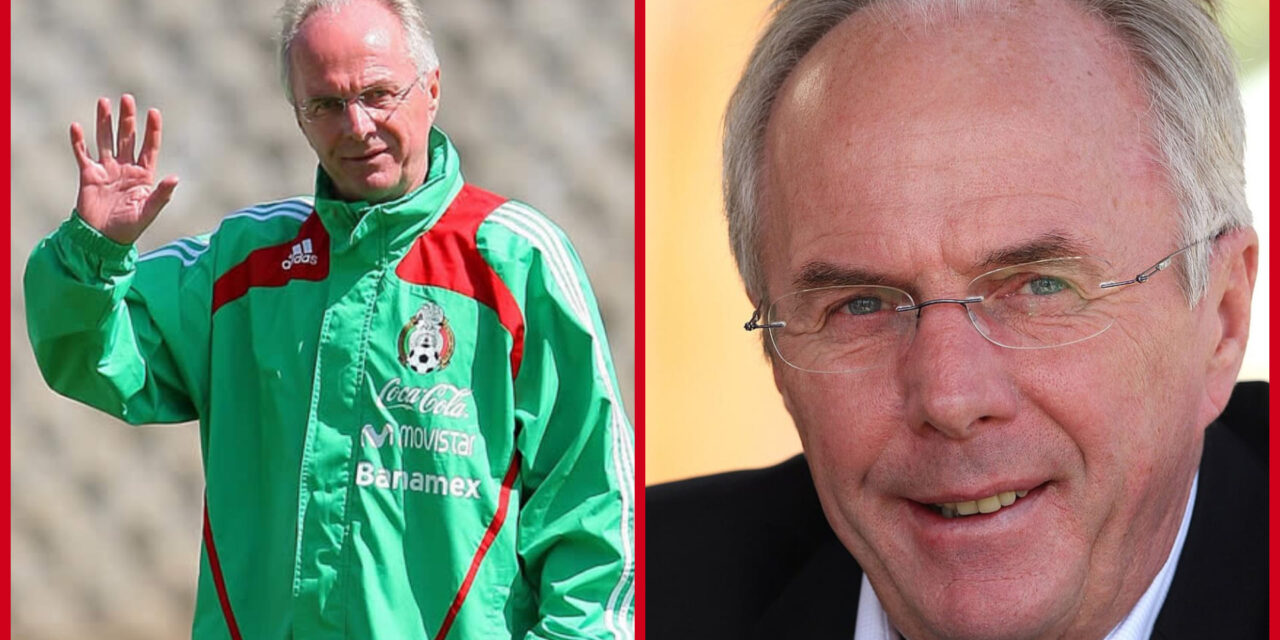  Sven-Goran Eriksson dice que tiene cáncer y podría tener menos de un año de vida