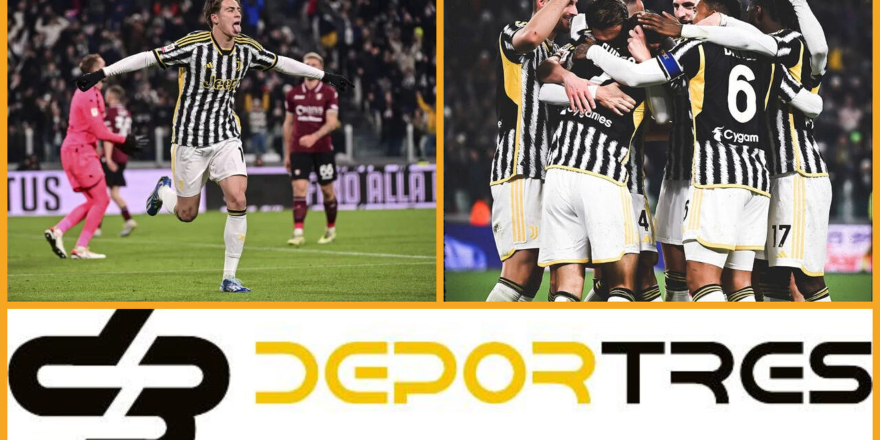 Juventus se sobrepone a déficit temprano y apabulla 6-1 a Salernitana en Copa Italia(Video D3 completo 12:00 PM)