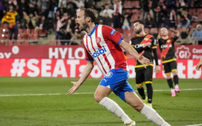 El Girona somete al Rayo y encarrila la eliminatoria en la primera parte