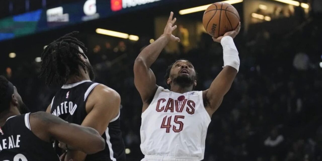 Donovan Mitchell brilla con 45 puntos en París. Cavaliers vencen 111-102 a Nets