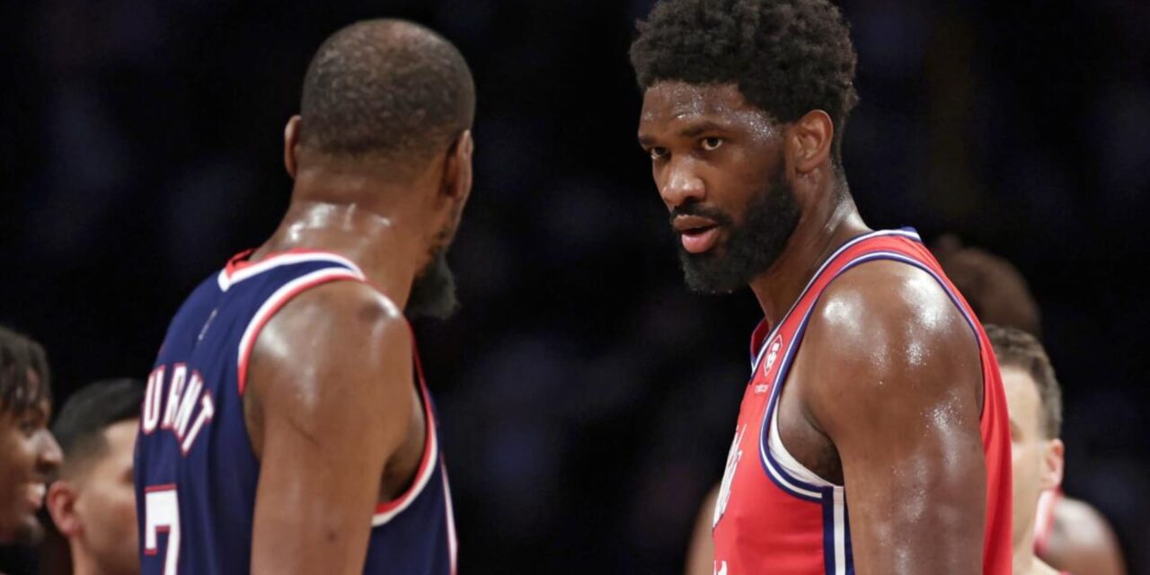 Embiid y Durant, jugadores de la semana en la NBA