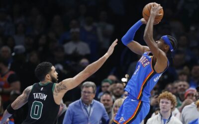 Gilgeous-Alexander consigue 36 puntos; Thunder derrota a Celtics, líderes de la NBA