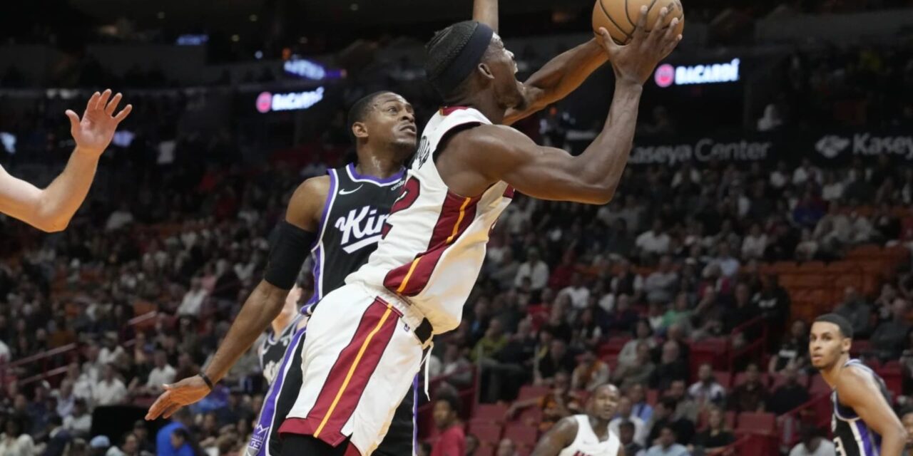 Butler logra 31 puntos; Heat doblega a Kings y corta racha de 7 derrotas