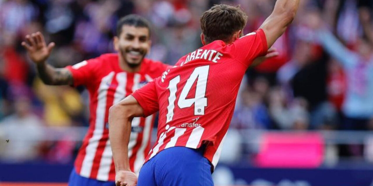 Con dobletes de Llorente y Correa Atlético de Madrid golea 5-0 a Las Palmas