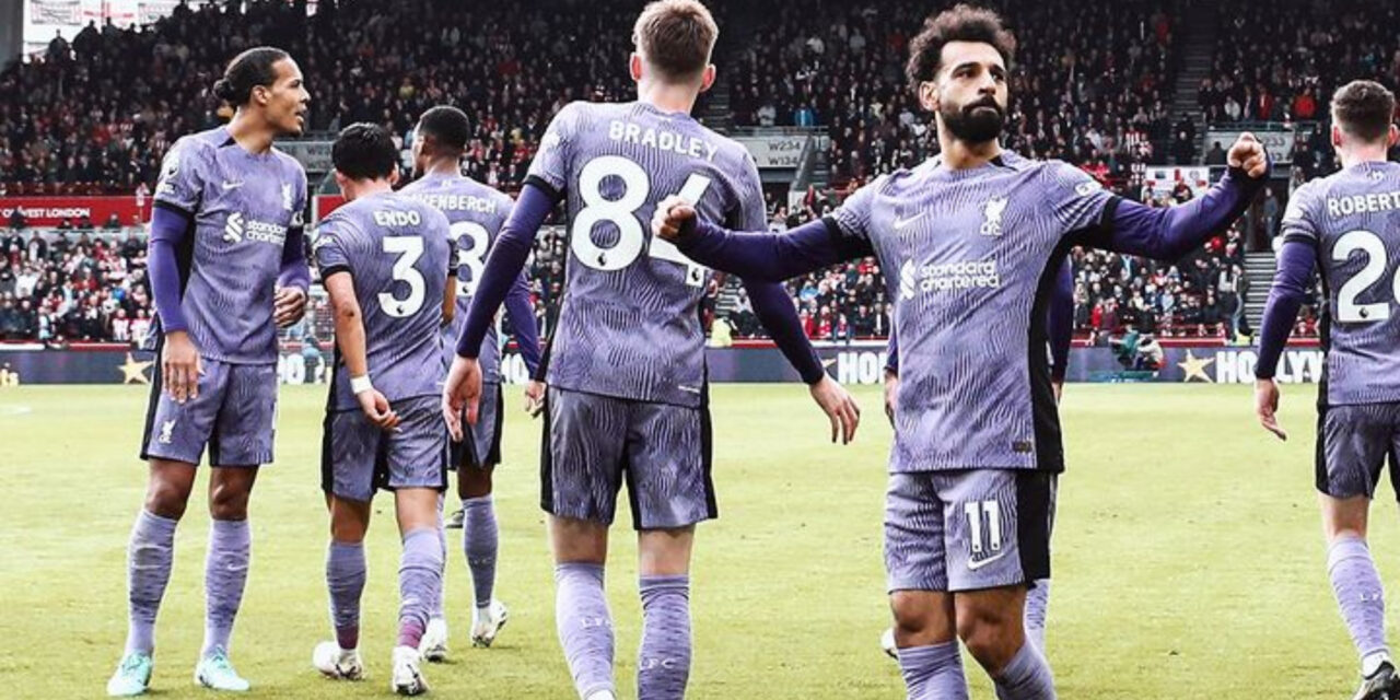 Salah regresa y anota en goleada 4-1 del Liverpool ante Brentford en la Liga Premier