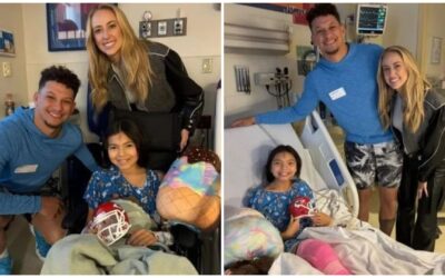 Mahomes visita a víctimas del tiroteo en Kansas City