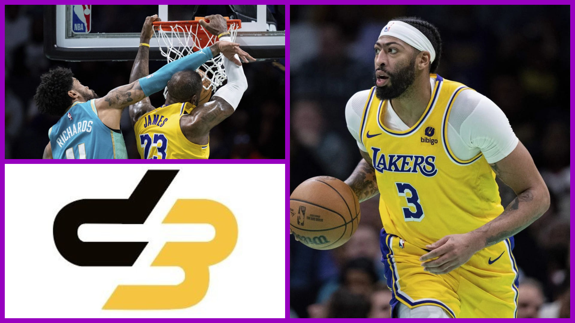 Podcast D3: Anthony Davis logra el tercer triple-doble de su carrera y Lakers derrotan a Hornets 124-118