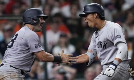 Cabrera, Soto y Volpe contribuyen con jonrones a 3ra remontada de Yankees ante Astros