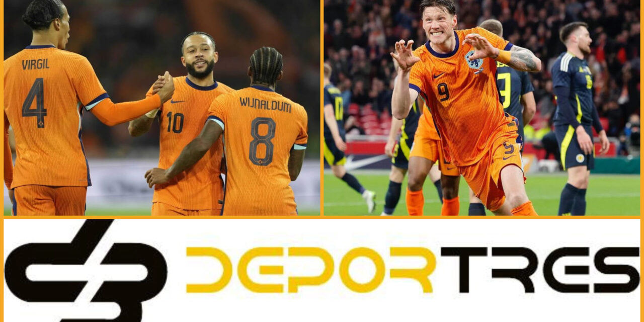 Países Bajos  hace uso de su estilo y derrota a Escocia en partido amistoso(Video D3 completo 12:00 PM)