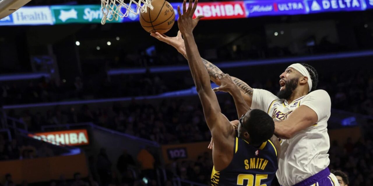 Lakers sobreviven la remonta de Pacers al final y ganan por 150-145