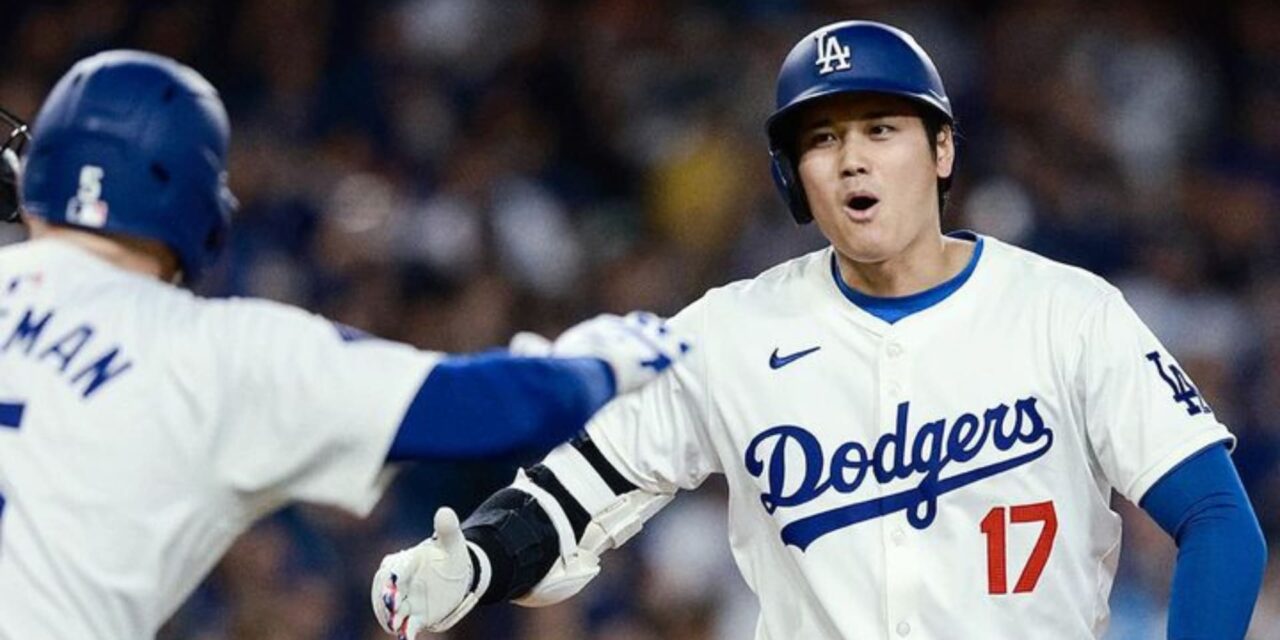 Ohtani demuele primer HR como Dodger ante Giants