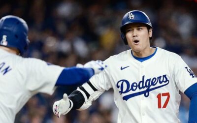 Ohtani demuele primer HR como Dodger ante Giants