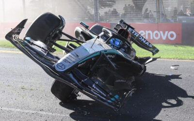 Russell temió un ‘desastre’ tras choque en Australia; pide cambios a políticas de safety car