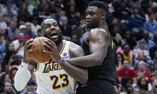 Triple-doble de LeBron James ayuda a Lakers a vencer a Pelicans y habrá revancha en el play-in
