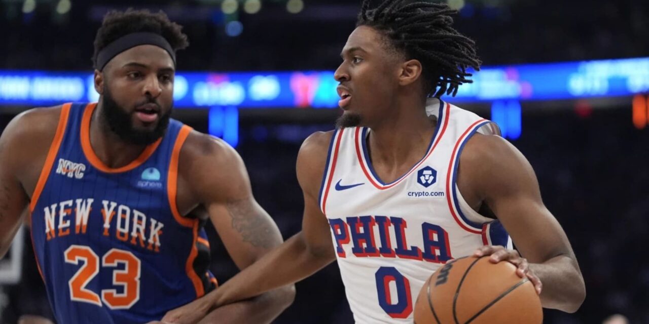 Maxey salva a 76ers de eliminación; vencen 112-106 a Knicks en tiempo extra