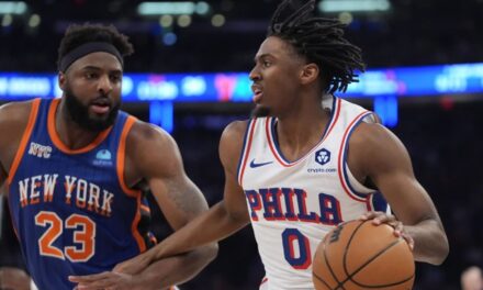 Maxey salva a 76ers de eliminación; vencen 112-106 a Knicks en tiempo extra