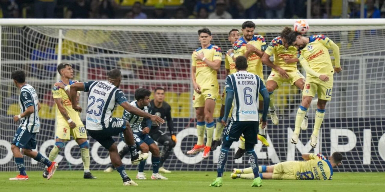 Pachuca rescata empate ante América en ida de semifinales de la Copa de Campeones de CONCACAF