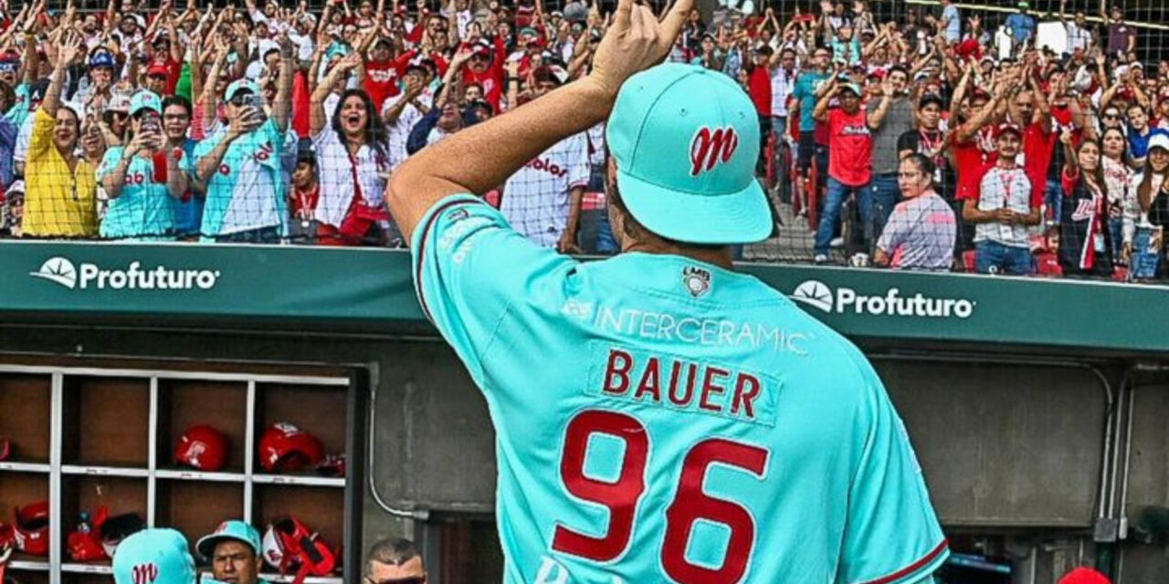 Trevor Bauer iguala marca en la Liga Mexicana de Béisbol con 9 ponches consecutivos