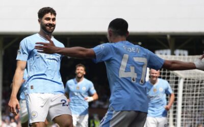 Manchester City sigue en control en la pelea por el título de liga con triunfo 4-0 ante Fulham