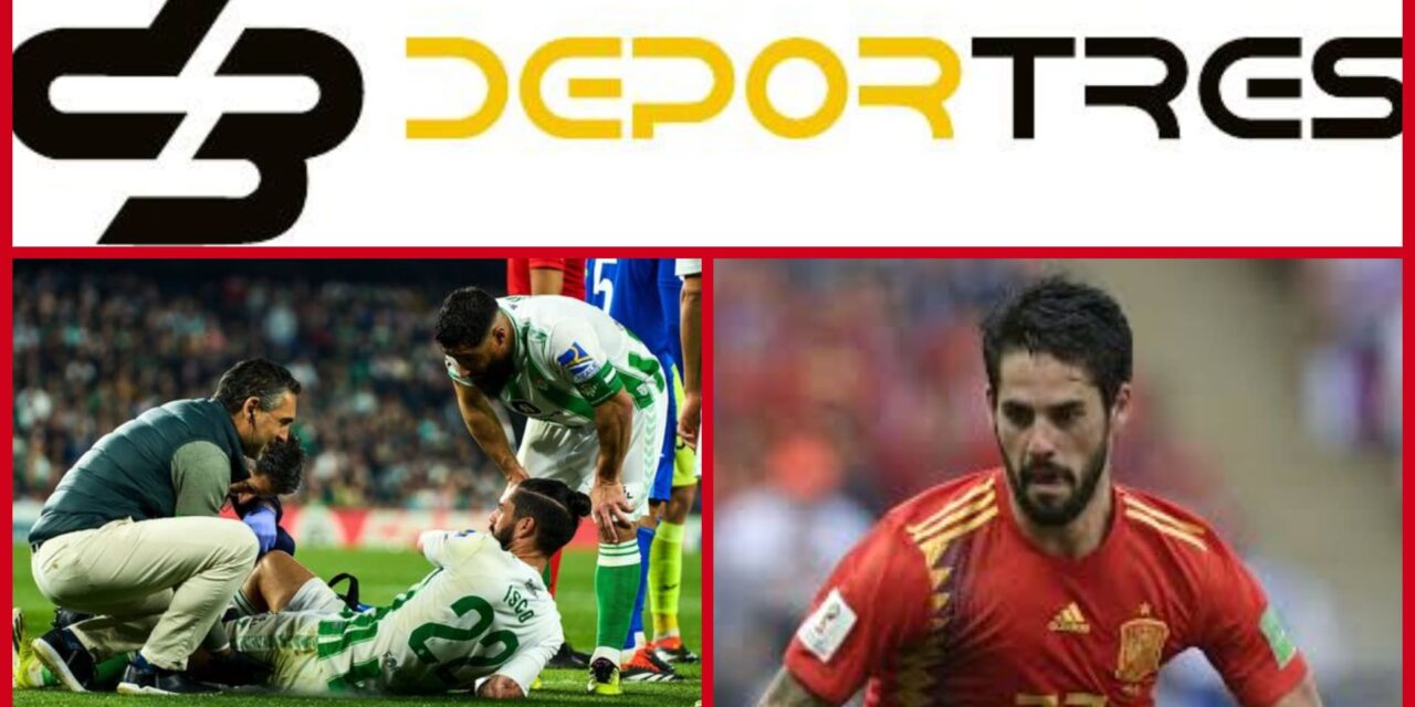 Isco sufre fractura en el peroné y queda descartada con la selección española para la Euro(Video D3  completo 12:00 PM)