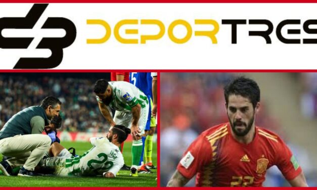 Isco sufre fractura en el peroné y queda descartada con la selección española para la Euro(Video D3  completo 12:00 PM)