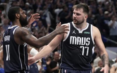 Irving y Doncic ayudan a que Mavs mantengan a raya al Thunder y tomen ventaja de 2-1