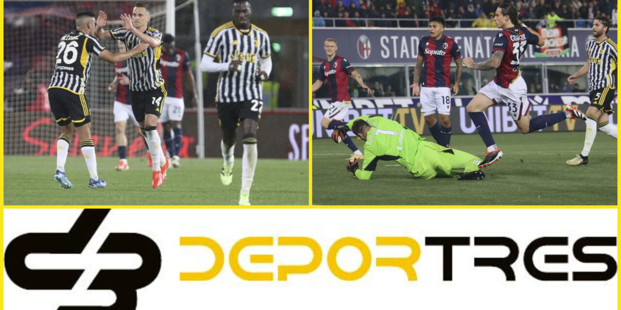 Juventus iguala el marcador contra Bologna y empata el partido 3 a 3 (Video D3 completo 12:00 PM)