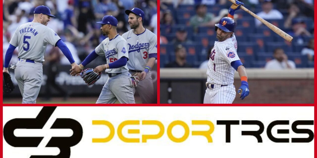 Freeman y Stone ayudan a que Dodgers barran doble tanda ante Mets(Video D3 completo 12:00 PM)