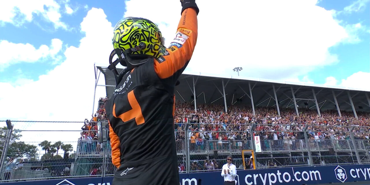 Norris de McLaren logra en Gran Premio de Miami su primera victoria en la F1