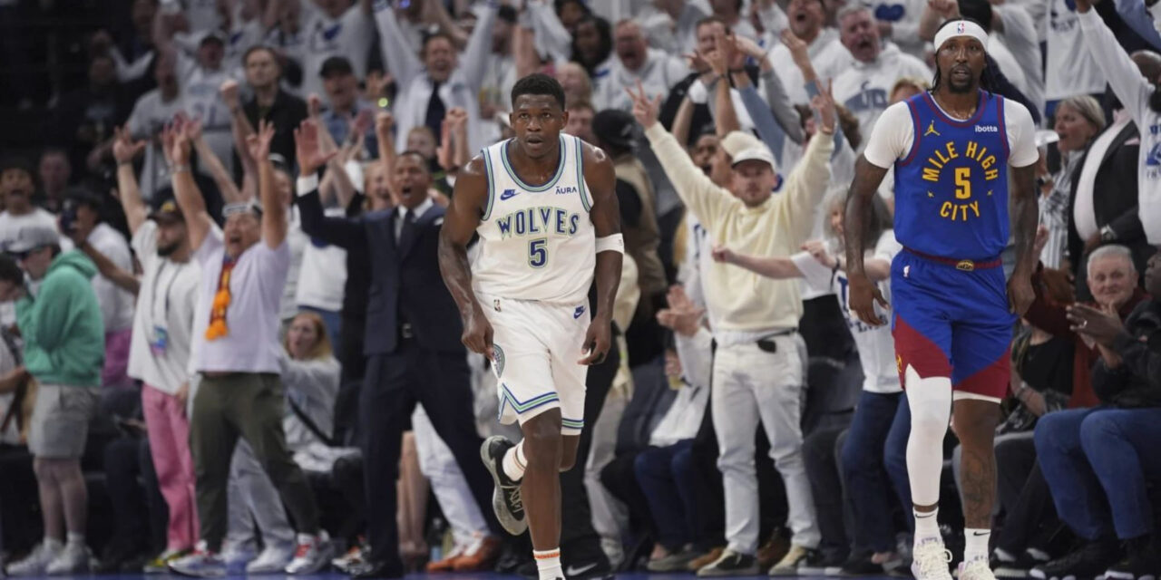 Timberwolves humillan a los campeones Nuggets y fuerzan el séptimo partido de la semifinal del Oeste