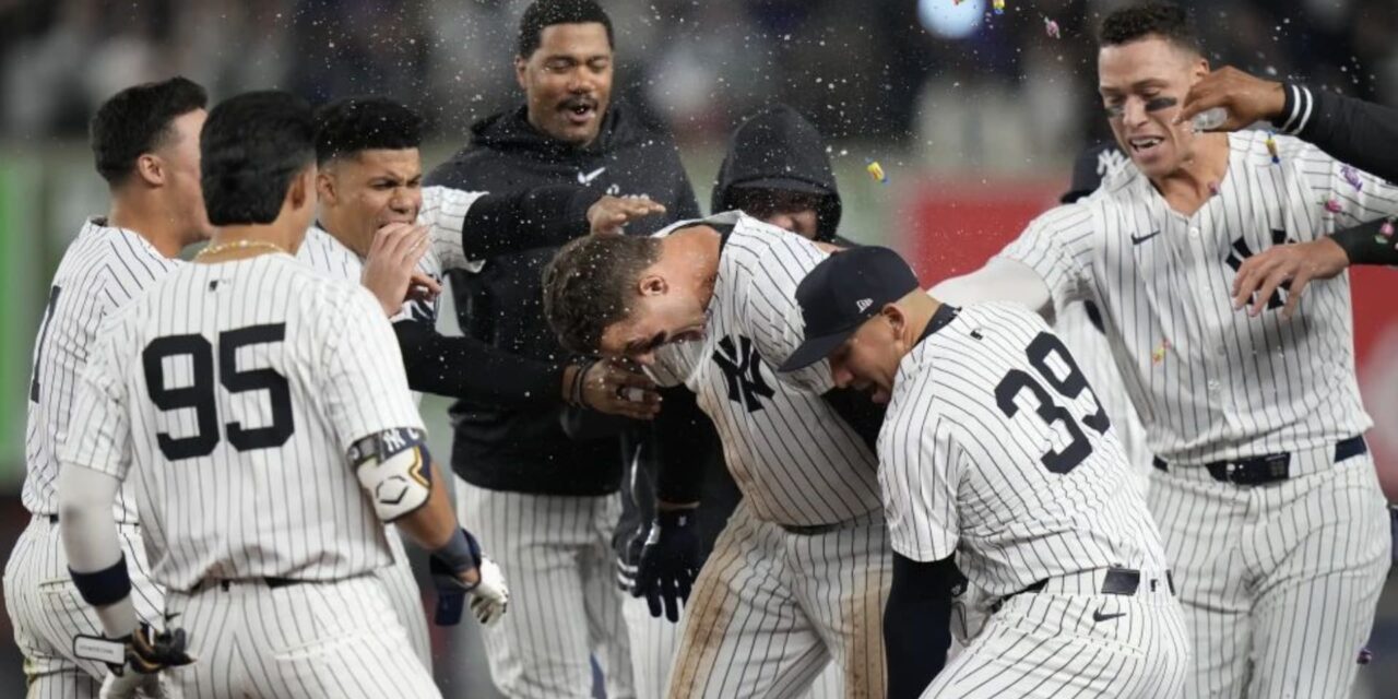 Stanton y Rizzo dan triunfo a Yanquis en la 9na, 2-1 sobre Tigres