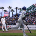 Ohtani pega jonrón solitario y doble productor en paliza de Dodgers sobre Gigantes