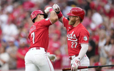 Steer y Benson conectan jonrones y Rojos ganan con buena apertura de Greene, 3-1 ante Dodgers