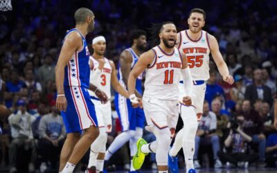 Knicks avanzan a semifinales del Este; tras superar 118-115 a 76ers