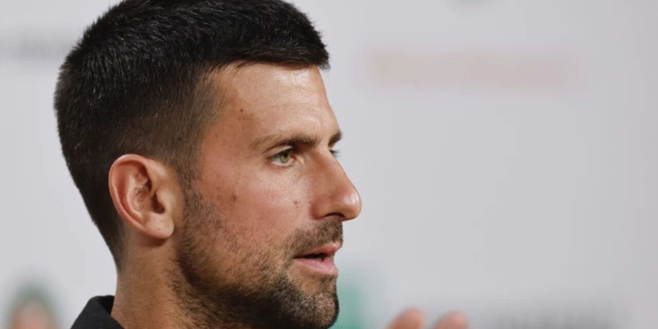 Djokovic llega a Roland Garros con ‘bajas expectativas y altas esperanzas’