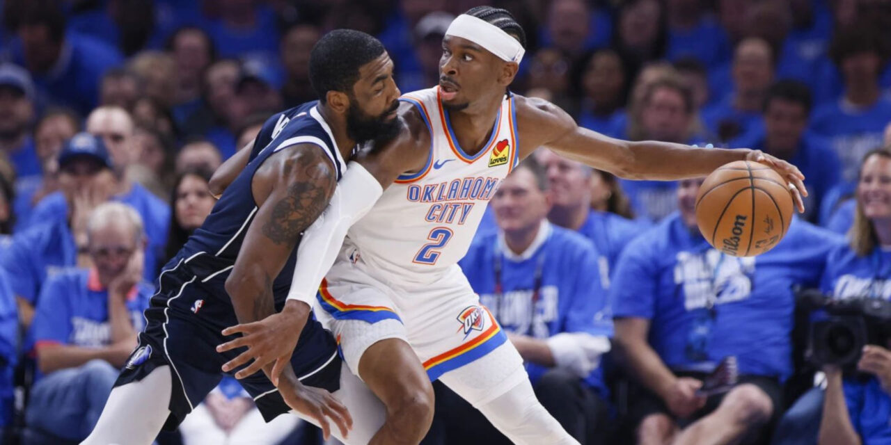 Gilgeous-Alexander lleva a Thunder a triunfo claro sobre Mavs en 1er juego de semifinal del Oeste