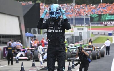 George Russell de Mercedes gana el GP de Austria tras choque entre Norris y Verstappen