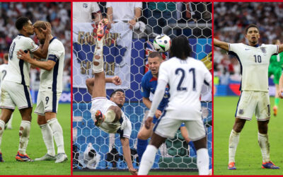 «Chilena» de Bellingham ayuda a Inglaterra a remontar sobre Eslovaquia y avanzar en la Euro 2024