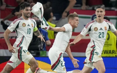 Hungría anota en el décimo minuto del tiempo añadido y vence a Escocia en la Eurocopa