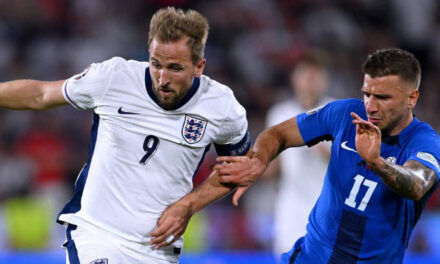 Inglaterra encabeza su grupo en la Euro y Eslovenia avanza también, tras empatar 0-0