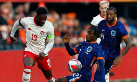 Países Bajos golea 4-0 a Canadá en un choque preparatorio para las competencias continentales