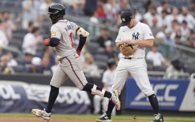 Albies contribuye con jonrón a victoria de Bravos, 8-1 sobre decaídos Yankees