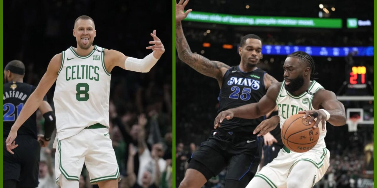 Celtics arrasan 107-89 a Mavericks al abrir Finales de la NBA, con Brown y Porzings brillando