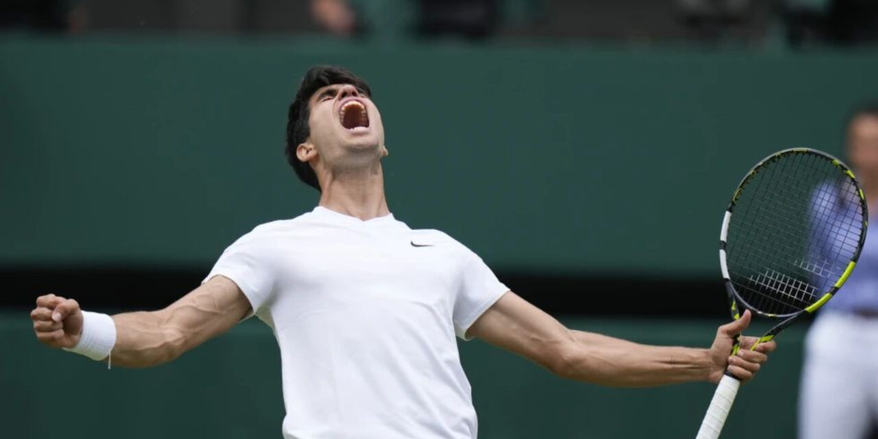 Alcaraz avanza a la final de Wimbledon y va por su cuarto título de Grand Slam