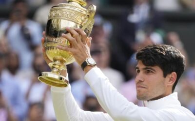 Alcaraz supera otra vez a Djokovic en la final de Wimbledon y suma su 4to título de Grand Slam