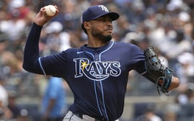 Bradley sigue sin perder en ocho aperturas y Rays aplastan 9-1 a Yankees