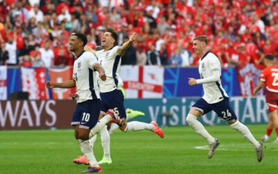 Inglaterra derrota a Suiza en los penales y avanza a las semifinales de la Eurocopa