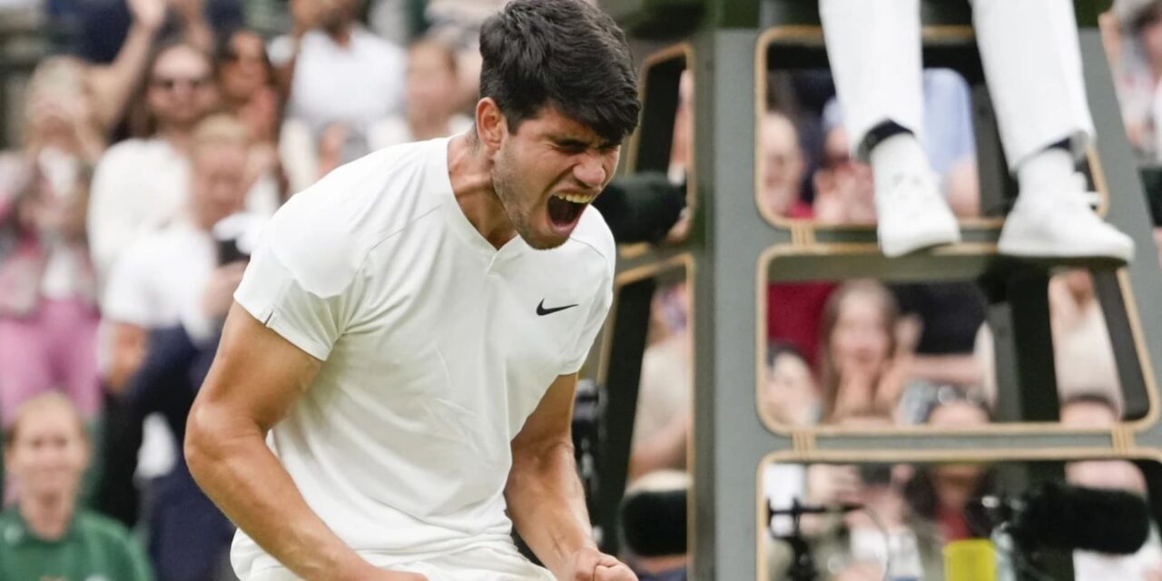 Con grandes tiros, Alcaraz y Sinner avanzan a cuartos de final en Wimbledon